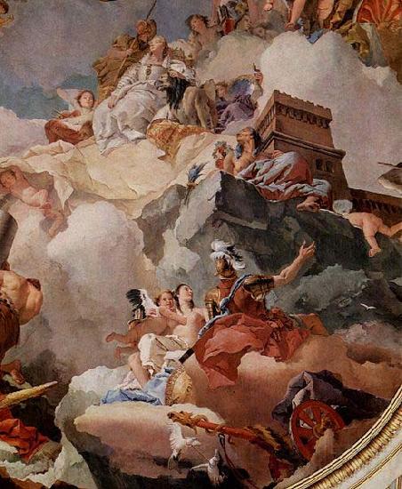 Giovanni Battista Tiepolo Apotheosis of Spain in Royal Palace of Madrid.